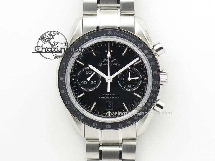 0502 EasyCare Seamaster Diver 300M ORF 1:1 Best Edition Black Ceramic Black Dial on SS Bracelet A 7870